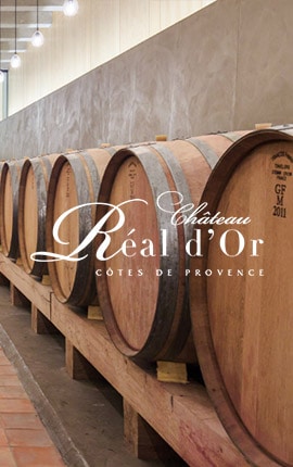 Tonneau vin Château Réal d'Or