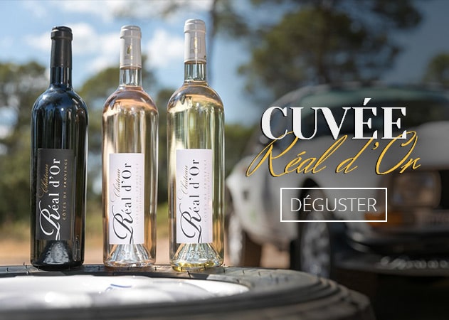 Cuvée Réal d'Or - Vin de provence AOP - Rouge, Rosé, Blanc